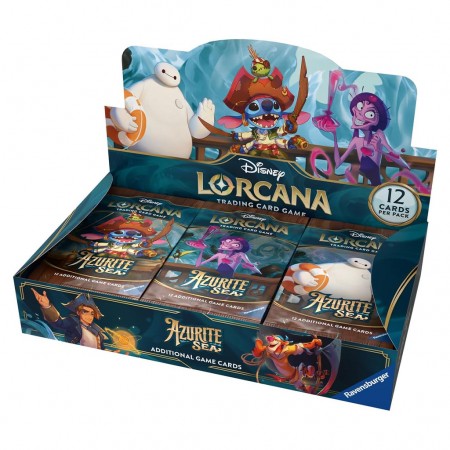 Cartas Disney Lorcana Tcg: Azurite Sea - Booster Pack Display (84227)