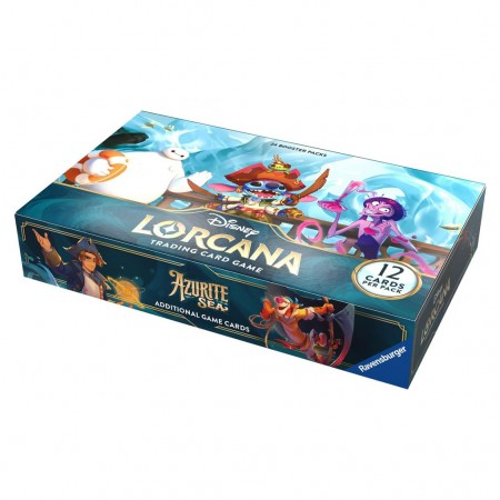 Cartas Disney Lorcana Tcg: Azurite Sea - Booster Pack Display (84227)