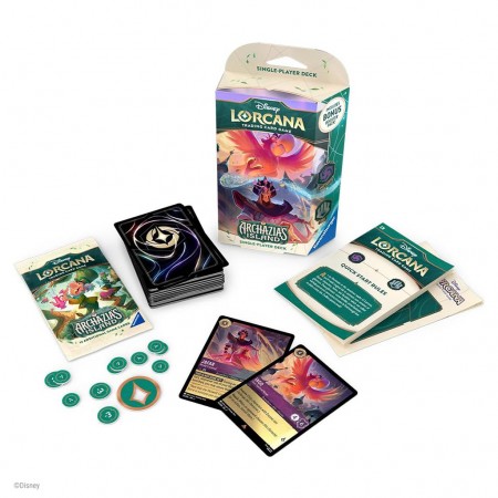 Cartas Disney Lorcana Tcg: Achazia's Island Single Player Deck - Amethyst & Steel (84814)