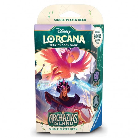 Cartas Disney Lorcana Tcg: Achazia's Island Single Player Deck - Amethyst & Steel (84814)