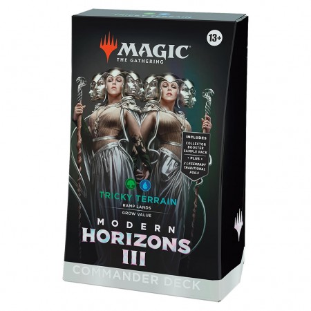Cartas Magic: The Gathering - Modern Horizons Iii Commander Deck - Tricky Terrain (25367)