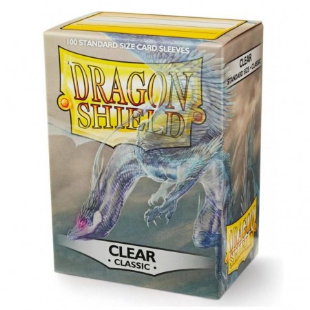 Protetor Cartas Dragon Shield Deck Sleeves Clear - Classic 100 Pcs