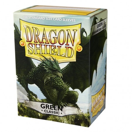 Protetor Cartas Dragon Shield Deck Sleeves Classic - Green 100 Pcs