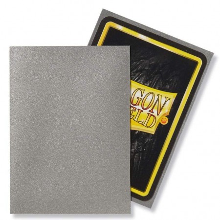 Protetor Cartas Dragon Shield Deck Sleeves Classic - Matte Silver 100 Pcs