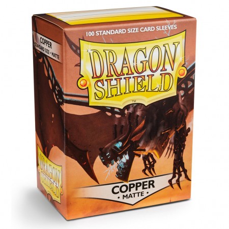 Protetor Cartas Dragon Shield Deck Sleeves - Matte Copper 100 Pcs
