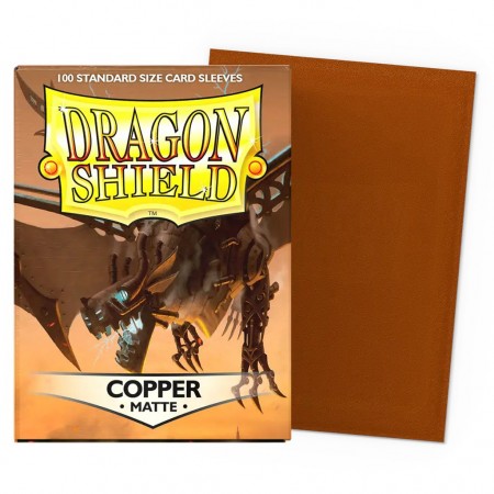 Protetor Cartas Dragon Shield Deck Sleeves - Matte Copper 100 Pcs