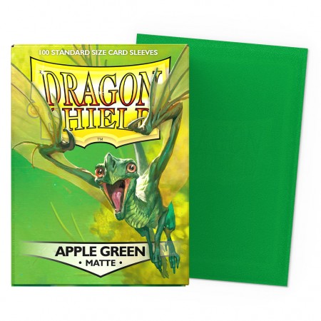 Protetor Cartas Dragon Shield Deck Sleeves - Matte Apple Green 100 Pcs