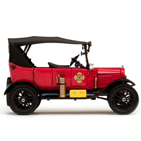 Carro Sun Star Ford T Touring Fire Chief 1925 Escala 1/24 - Vermelho