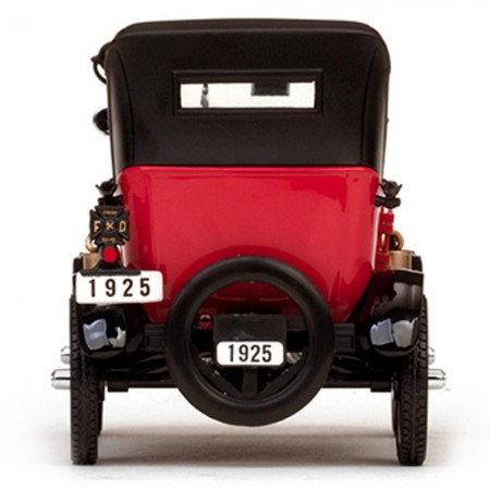 Carro Sun Star Ford T Touring Fire Chief 1925 Escala 1/24 - Vermelho