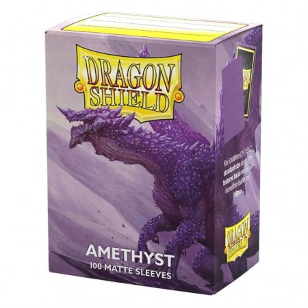 Protetor Cartas Dragon Shield Deck Sleeves - Matte Amethyst 100 Pcs