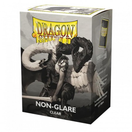 Protetor Cartas Dragon Shield Deck Sleeves - Non-glare Clear 100 Pcs
