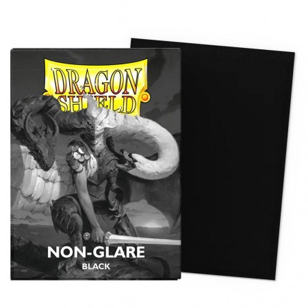 Protetor Cartas Dragon Shield Deck Sleeves - Non-glare Black 100 Pcs