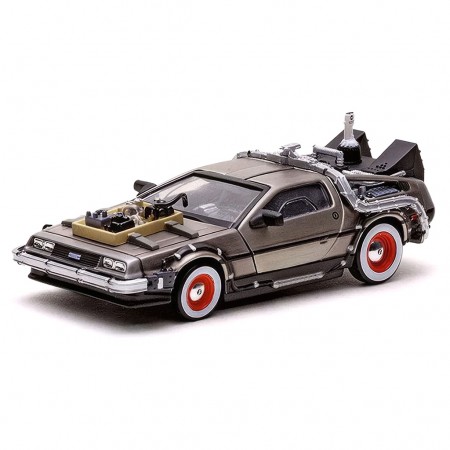 Carro Vitesse Delorean Dmc 12 Back To The Future Iii Inox Escala 1/43 - Cinza