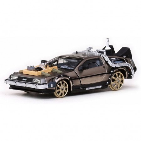 Carro Vitesse de Lorean Dmc 12 Back To The Future Iii Trilho Escala 1/43 - Cinza