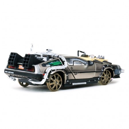 Carro Vitesse de Lorean Dmc 12 Back To The Future Iii Trilho Escala 1/43 - Cinza