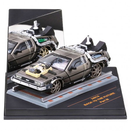 Carro Vitesse de Lorean Dmc 12 Back To The Future Iii Trilho Escala 1/43 - Cinza