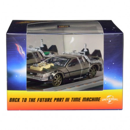Carro Vitesse de Lorean Dmc 12 Back To The Future Iii Trilho Escala 1/43 - Cinza