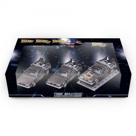 Carro Vitesse Delorean Dmc 12 Back To The Future Ii Set/3 Escala 1/43 - Cinza