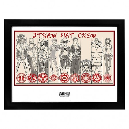Quadro Abystyle One Piece - Straw Hat Crew (2187)