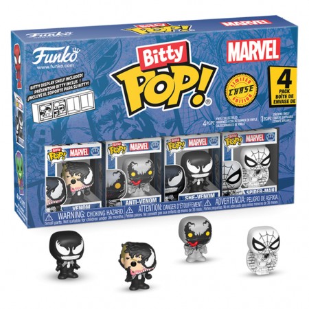 Funko Pop Bitty Marvel Spider-man - Venom 4-pack (85703)