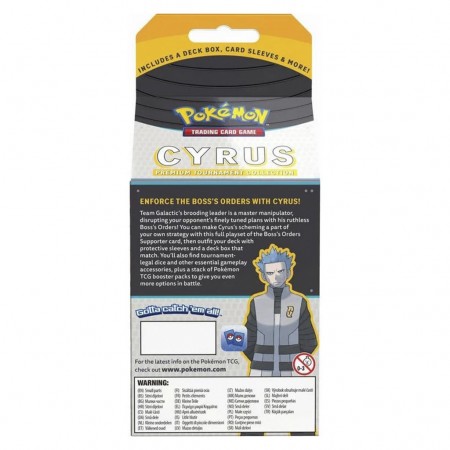 Cartas Pokemon Tcg: Premium Tournament - Cyrus Premium (85076)