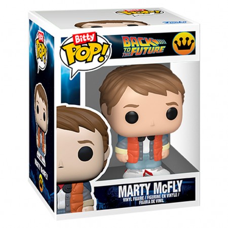 Funko Bitty Rides: Back To The Future - Marty Mcfly And Time Machine