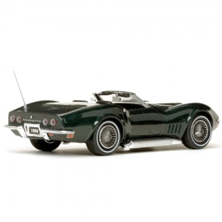 Carro Vitesse Corvette Conv.british 1968 Escala 1/43 - Verde