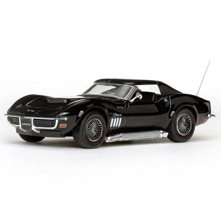 Carro Vitesse Corvette Coupe-tuxedo 1968 Escala 1/43 - Preto