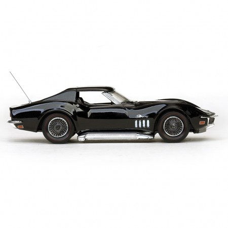 Carro Vitesse Corvette Coupe-tuxedo 1968 Escala 1/43 - Preto