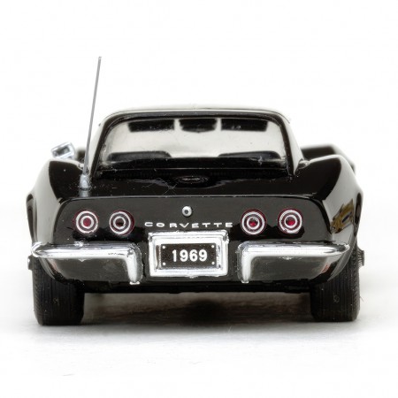 Carro Vitesse Corvette Coupe-tuxedo 1968 Escala 1/43 - Preto