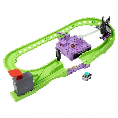 Pista Hot Wheels Racer Verse Minecraft - Ender Dragon Last Lap Track Set (2994)