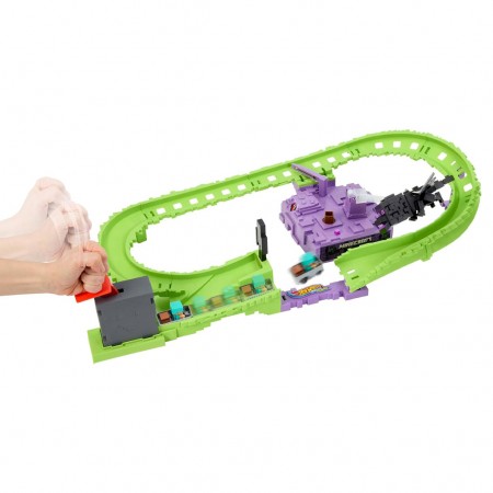 Pista Hot Wheels Racer Verse Minecraft - Ender Dragon Last Lap Track Set (2994)