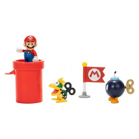 Diorama Jakks Super Mario - Airship Deck Diorama Set (41634)