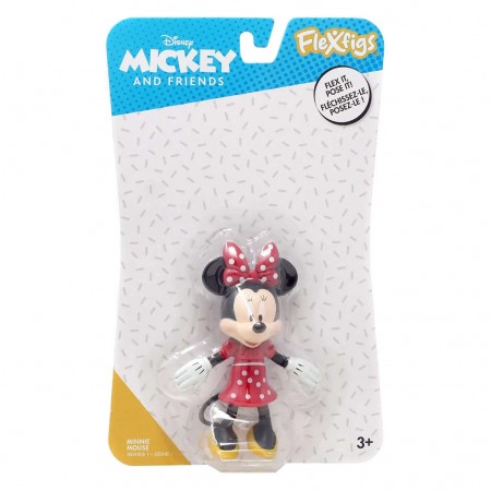 Boneco Flexfigs Disney: Mickey And Friends - Minnie Mouse (55056)