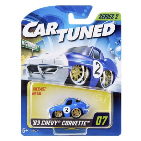 Carro Mga Entertainment Car Tuned - '63 Chevy Corvette 07 (59402)