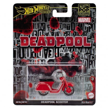 Hot Wheels Premium Marvel Deadpool Scooter (3028)