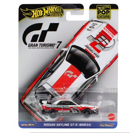 Carro Hot Wheels Premium: Gran Turismo 7 - Nissan Skyline Gt-r (bnr34)