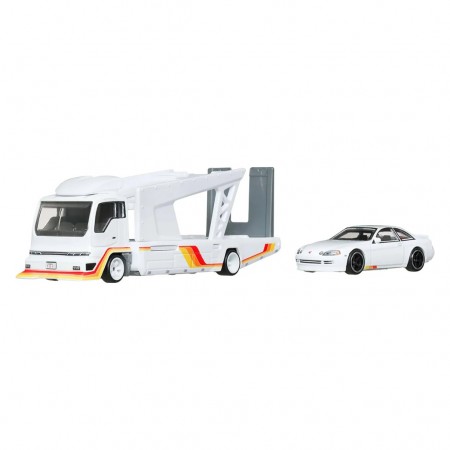 Carro Hot Wheels Team Transport - Toyota Soarer & Kousoku Hauler (3707)