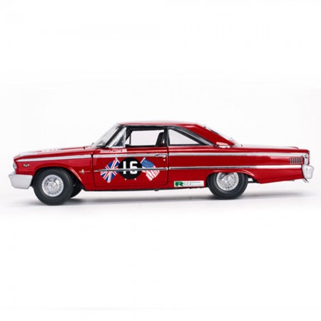 Carro Sun Star Ford Glx.500 Xl 15 Willi.2011 1963 Escala 1/18 - Vermelho