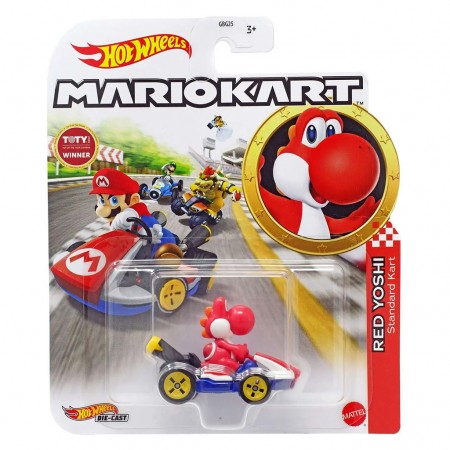 Carro Hot Wheels Mariokart - Red Yoshi (4791)
