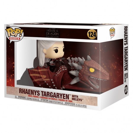 Funko Pop Rides Game Of Thrones: House Of The Dragon - Rhaenys Targaryen With Meleys 124