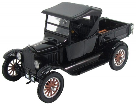 Carro Sun Star Ford T Pickup Cc.convers 1925 Escala 1/24 - Preto