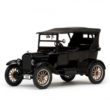 Carro Sun Star Ford T Touring Closed 1925 Escala 1/24 - Preto