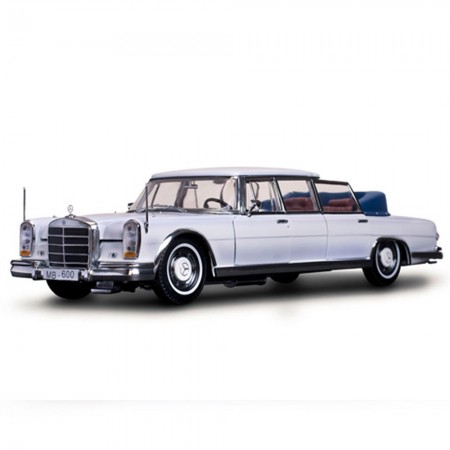 Carro Sun Star M.benz 600 Landaulet 1966 Escala 1/18 - Branco