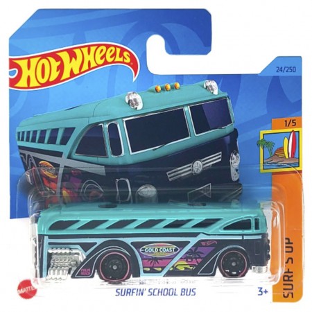 Carro Hot Wheels Surf's Up 1/5 - Surfin' School Bus Hkk79 (l2593)