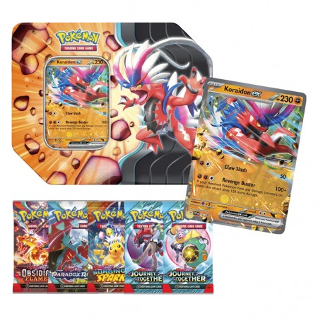 Cartas Pokemon Tcg: Slashing Legends - Koraidon Tin (10874)