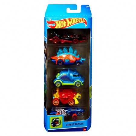 Carrinhos Hot Wheels 5-pack - Street Beasts (hly77)