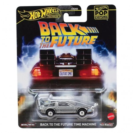 Carro Hot Wheels Premium: Back To The Future Time Machine Jbl65 (3066)