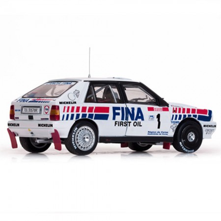 Carro Sun Star Lancia Delta Hf I.16v D.aurio/b.o.1991 Escala 1/18 - Branco