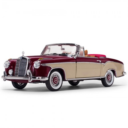 Carro Sun Star M.benz 220 Se Conv. 1958 Escala 1/18 - Vermelho